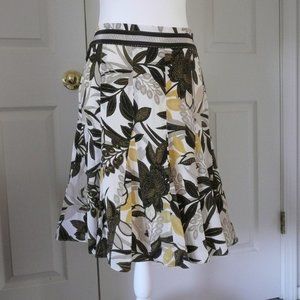Ann Taylor - Silk Skirt - Below Knee Length  Sz. 0
